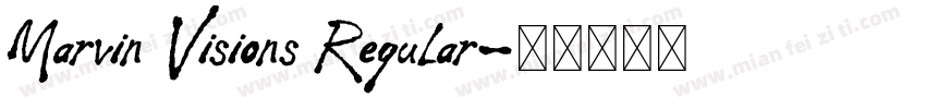 Marvin Visions Regular字体转换
